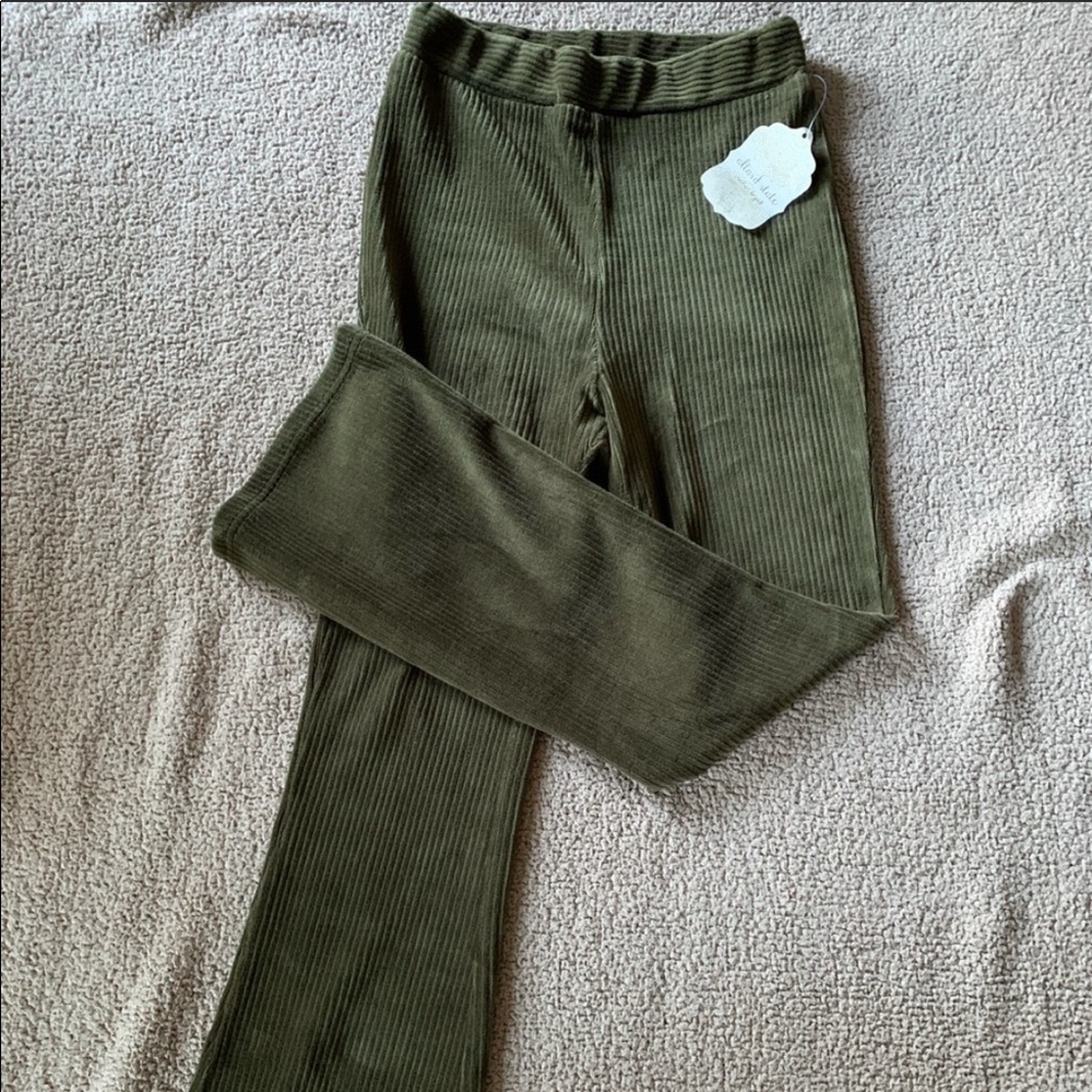 Corduroy flare pants
